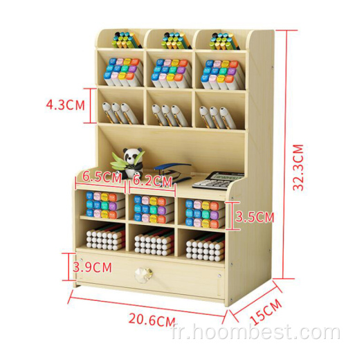 organisateur pour bureau porte-crayons papeterie stockage